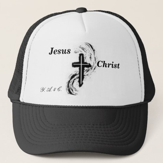 Jezus, Jezus, Christus, Y. A. 4 C. Trucker Pet (Voorkant)