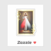 Jezus Jezus Jezus, ik vertrouw op jou kat Sticker (Vel)