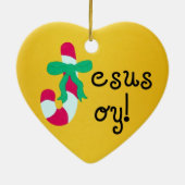 Jezus Joy! Keramisch Ornament (Achterkant)