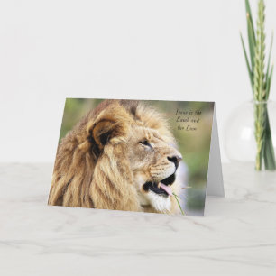 Jezus (Jubileum voor Pastor) Kaart