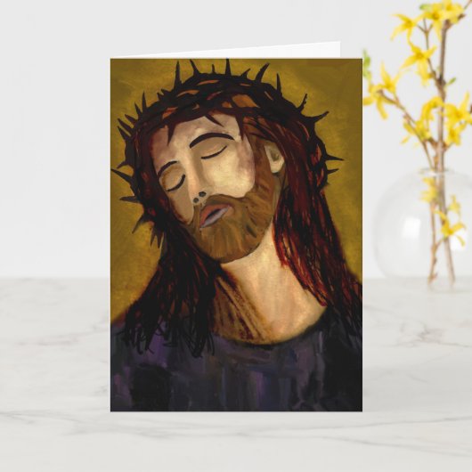 Jezus Kaart (Gele Bloem)