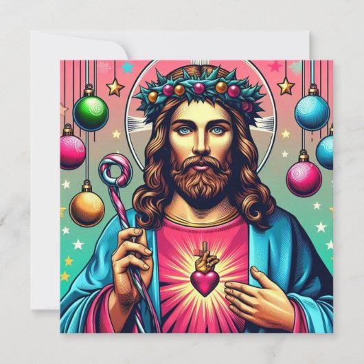 Jezus, Kaart van Kerstmis! (Voorkant)