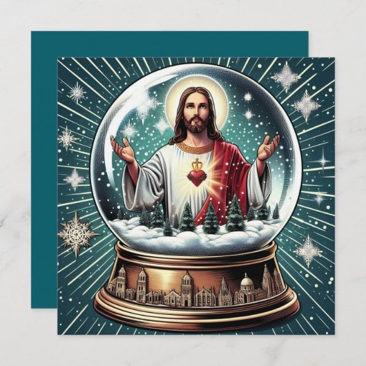 Jezus, Kaart van Kerstmis! (Voorkant / Achterkant)