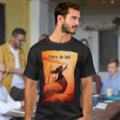 Jezus kalmeert het storm | Bijbelvers zwart T-shirt