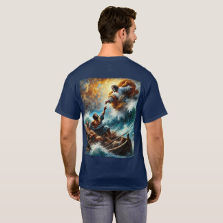 Jezus kalmeert het Storm – geloofsgeïnspireerd T-s T-shirt