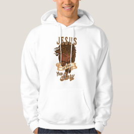 Jezus kan je verhaal herschrijven hoodie