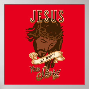 Jezus kan je verhaal herschrijven poster