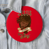 Jezus kan je verhaal herschrijven ronde button 6,0 cm (In situ)