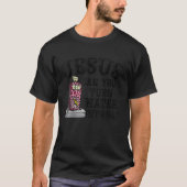 Jezus kan water veranderen in gas schimmelgas t-shirt (Voorkant)