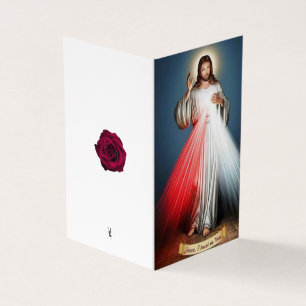 Jezus Katholiek Condoleance Dank U Kaart