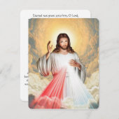 Jezus katholieke begrafenis Heilige Kaart 1 (Voorkant / Achterkant)