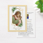 Jezus katholieke begrafenisherdenkingskaart - visitekaartje (Bureau)