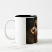 Jezus keert terug met een tweetonige Mok (Links)