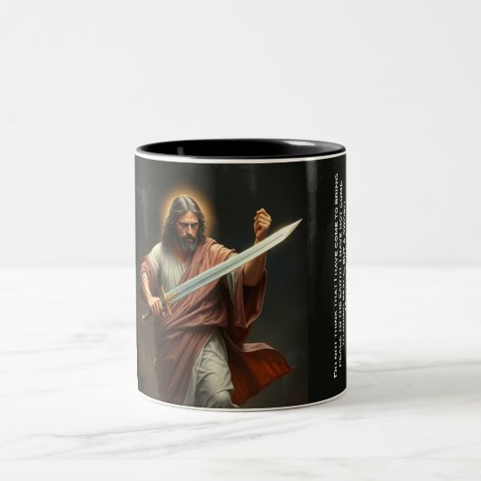 Jezus keert terug met een tweetonige Mok (Center)