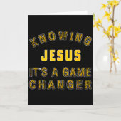 Jezus kennen is een spelveranderder Kaart (Gele Bloem)