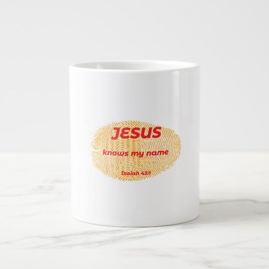 JEZUS KENT MIJN NAAM GROTE KOFFIEKOP (Voorkant)