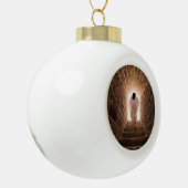 Jezus Keramische Bal Ornament (Links)