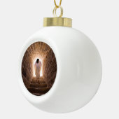 Jezus Keramische Bal Ornament (Rechts)
