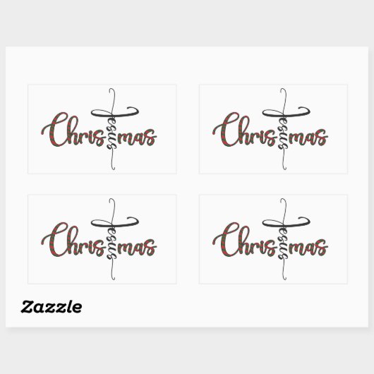 Jezus Kerst stickers (Vel)