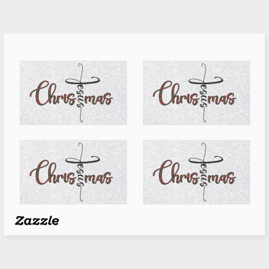 Jezus Kerst stickers (Vel)
