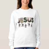 Jezus kerst sweatshirt (Voorkant)