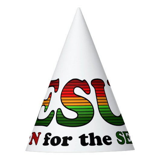 Jezus kerstbomen feesthoedjes (Voorkant)