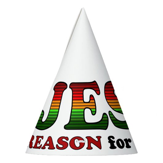 Jezus kerstbomen feesthoedjes (Links)