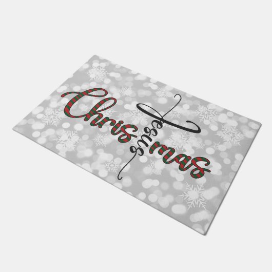 Jezus Kerstdoormat Deurmat (Schuin)