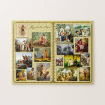 Jezus Kerstman paaspuzzel herrijzen