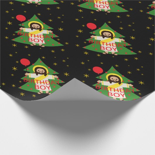 Jezus - Kerstmis Cadeaupapier (Hoek)