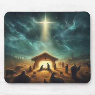 Jezus/Kerstmis/Geboorte Mousepad Muismat