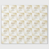 Jezus Kerstmis met Jesaja Schrift Cadeaupapier (Vlak)