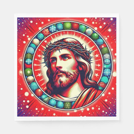 Jezus, kerstservetten! servet (Voorkant)