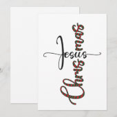 Jezus kerstWenskaart Feestdagenkaart (Voorkant / Achterkant)