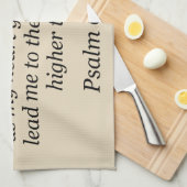Jezus keuken handdoek Psalm 61:1-2 (Quarter Fold)