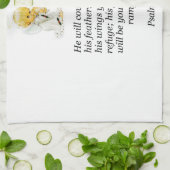 Jezus keuken handdoek Psalm 91-4 (Gevouwen)