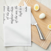 Jezus keuken handdoek Psalm 93:4 (Quarter Fold)