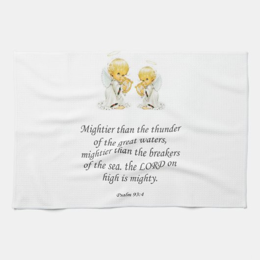 Jezus keuken handdoek Psalm 93:4 (Horizontaal)
