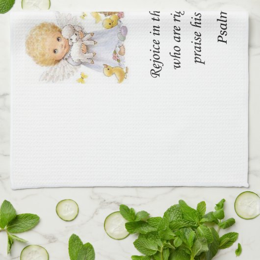 Jezus keuken handdoek Psalm 97:12 (Gevouwen)