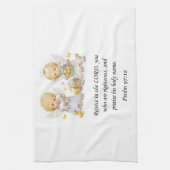 Jezus keuken handdoek Psalm 97:12 (Verticaal)