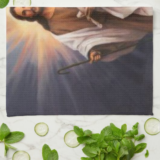 Jezus keukenhanddoek (Gevouwen)