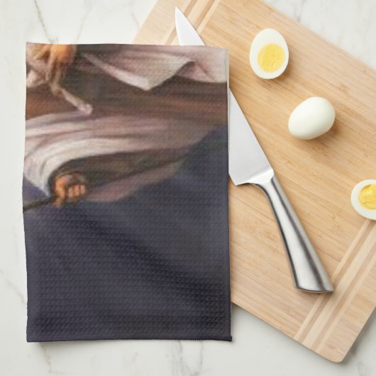 Jezus keukenhanddoek (Quarter Fold)