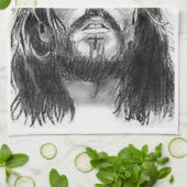 Jezus keukenhanddoek (Gevouwen)