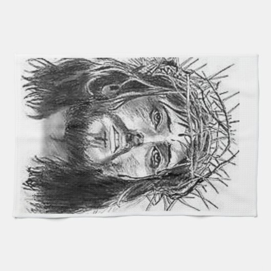 Jezus keukenhanddoek (Horizontaal)