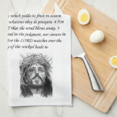 Jezus keukenhanddoek (Quarter Fold)