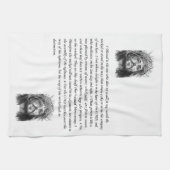Jezus keukenhanddoek (Horizontaal)