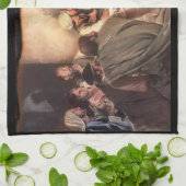 Jezus keukenhanddoek (Gevouwen)