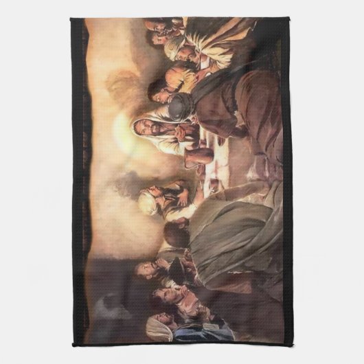 Jezus keukenhanddoek (Verticaal)