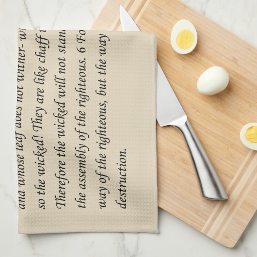Jezus keukenhanddoek (Quarter Fold)