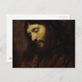 Jezus kijkt naar beneden briefkaart (Voorkant / Achterkant)